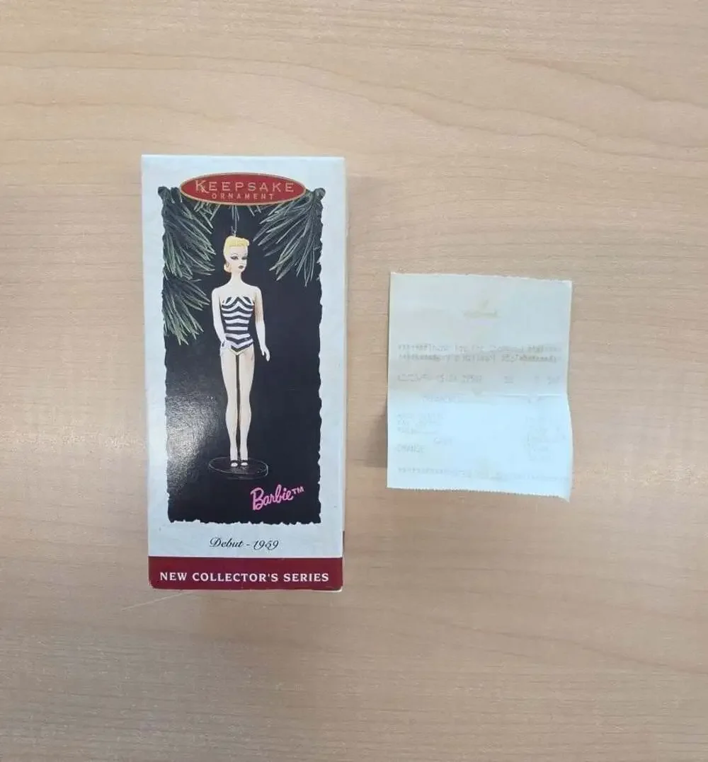 Hallmark Keepsake Ornament 1994 Debut 1959 Barbie New Collector's Series